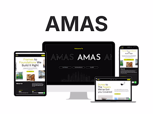 Corporate Website Redesign for AMAS