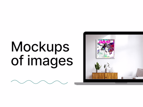 Images mockups - artists' collective