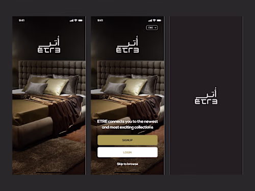 "Etre" User-Focused UI/UX Design