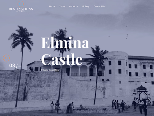 Custom-Developed Responsive Website for Destinations Afrique