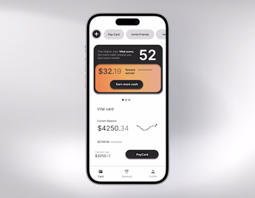 Vital Card is a reward-driven