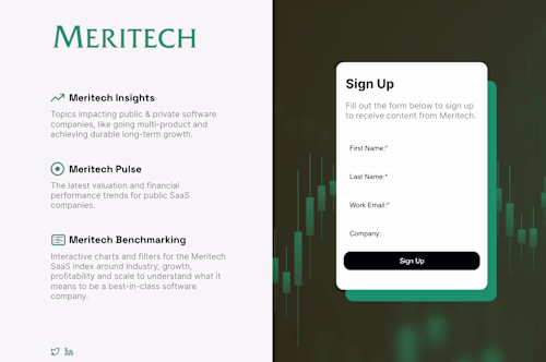 Meritech Capital - No Code Website Development