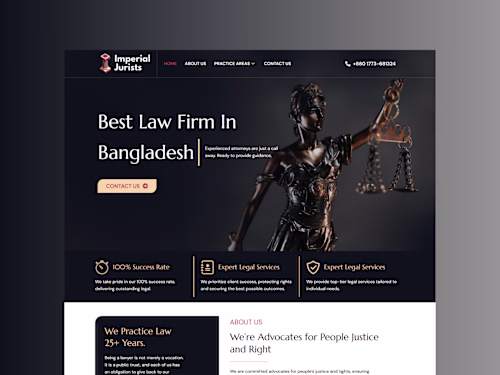 Law Firm Website Design with Elementor