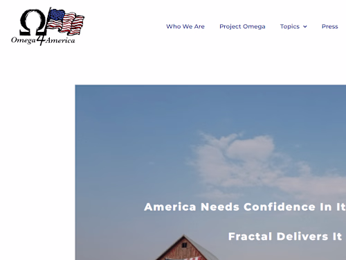 Omega4America – A Custom WordPress Site