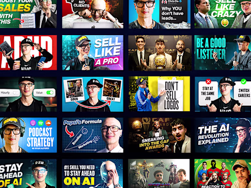Youtube thumbnail portfolio 