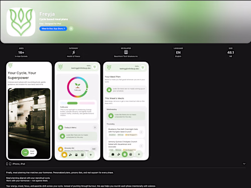 Freyja: AI-Powered Health & Personalized Meal Planning App