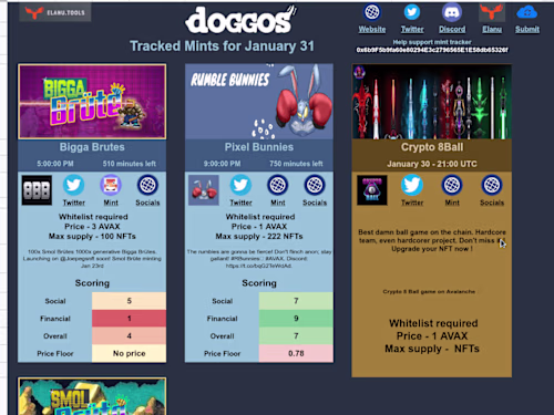 Event Tracker