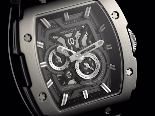 Cinematic 3d wristwatch animation Realistic 3d watch design 