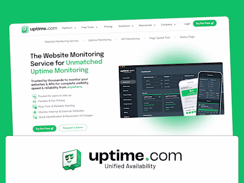 Uptime.com | Web Monitoring SaaS Platform