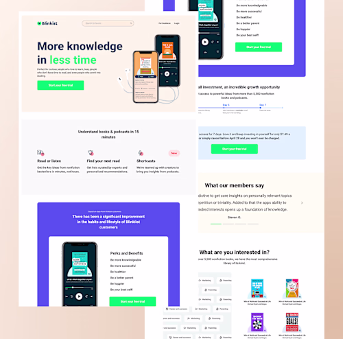 UX Audit: Blinkist Case Study