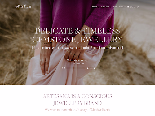 Website for Artesana