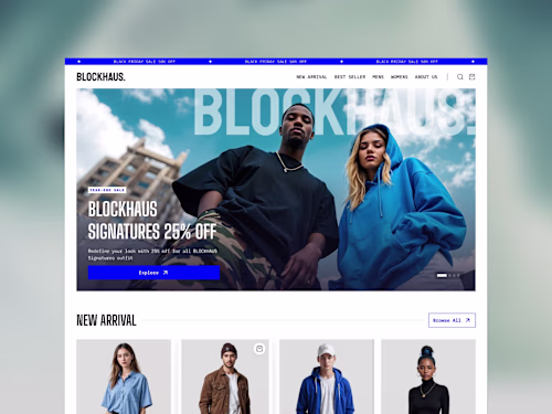 Fashion E-commerce Framer Development