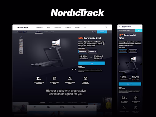 NordicTrack—PDP redesign