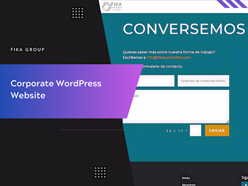 Fika Group – WordPress Website