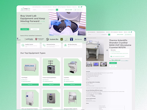 New Life Scientific Web Design