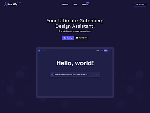 Landing Page For Ai App
