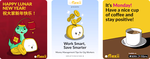 Flexii - Marketing Design with Illustrations