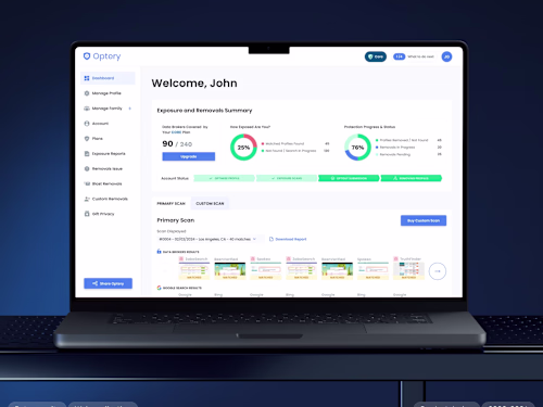 UI/UX Design for Cybersecurity Web App