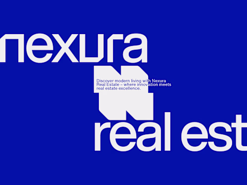NEXURA RE — Real Estate Logo & Brand Identity