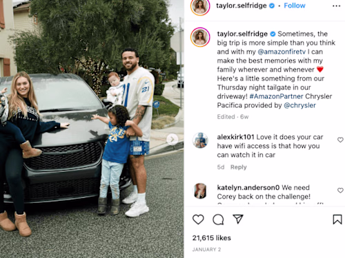 Amazon FireTV Auto Influencer Campaign