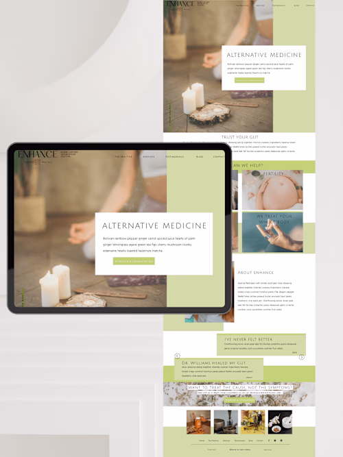 Enhance Holistic Practice Website