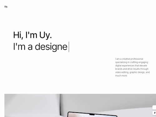 My website portfolio | Truong Uy