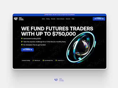 GoatFundedFutures Website Redesign