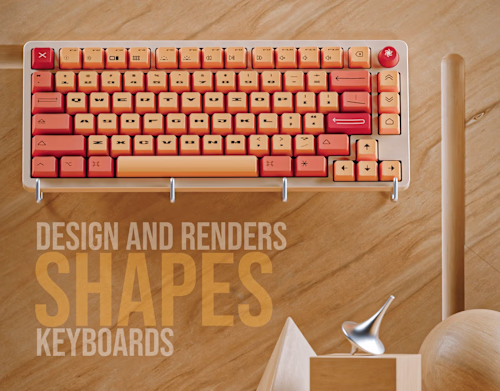SHAPES-keyboard renders