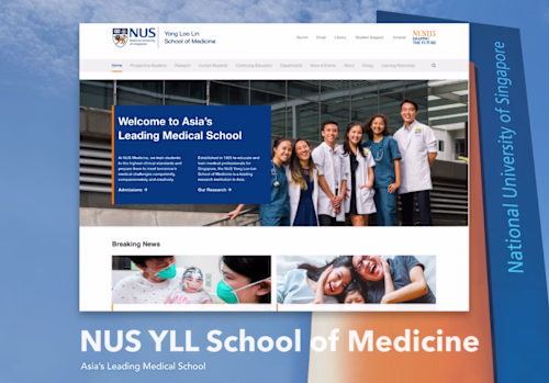 NUS YLL School of Medicine: Website Revamp