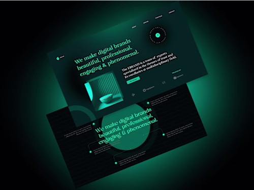 Ebrand — Designing a Digital Agency Website