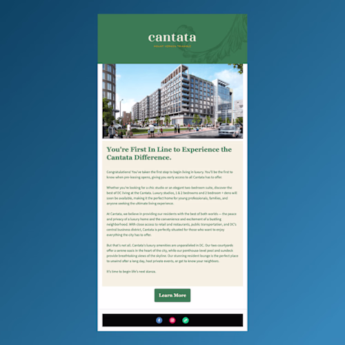 Cantata | Email Marketing for Small Businesses
