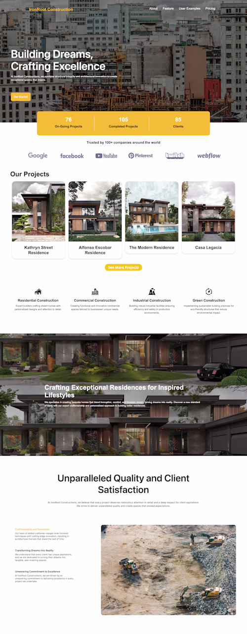 SummitStruct Construction Company Website