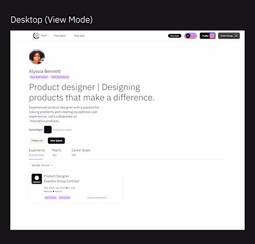Pearl Product Redesign/Value prop