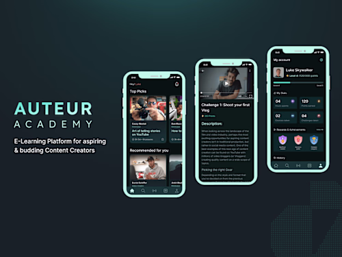 Auteur Academy: A masterclass platform for content creators