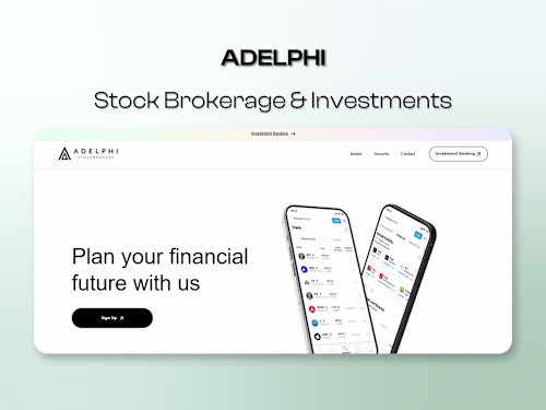 Adelphi Stock Brokers: Secure Investment Platform