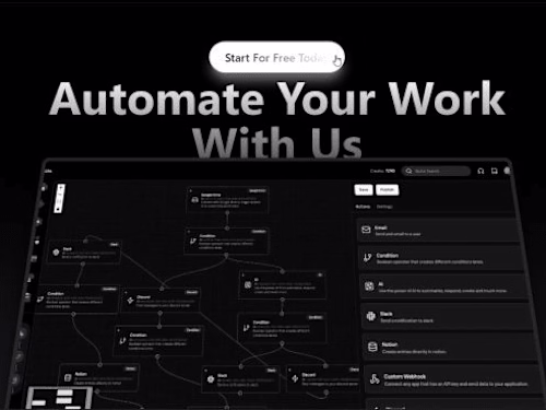 Automation Workflow Web App.
