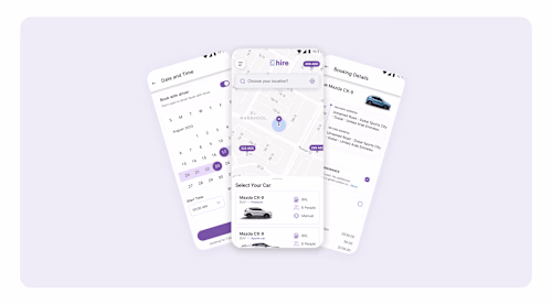 eZhire Car Rental App