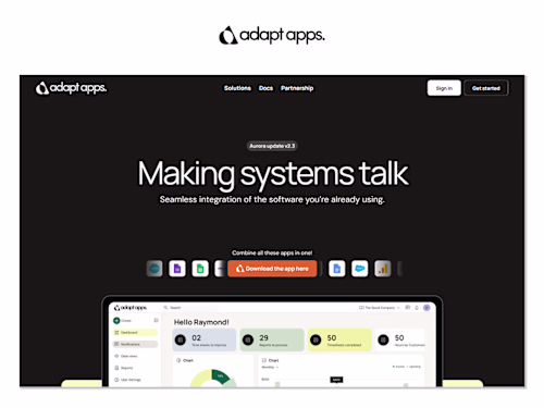 Adapt Apps Framer Site Development