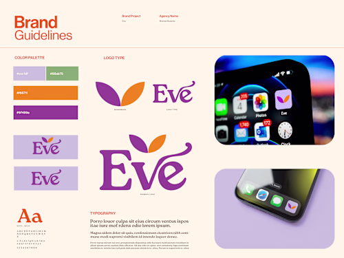Eve Flower Shop App – Express Brand Identity Crafted in 1 Week