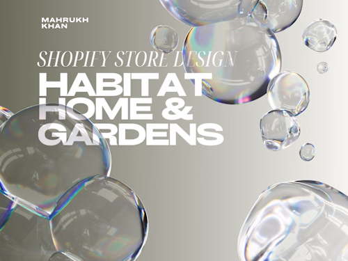 Clean Layout Interactive Design for Habitat Home & Garden