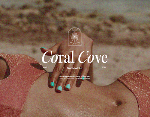 Upscaled swimwear backed by a strategic visual identity.