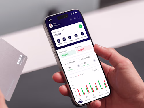 Financial Management System UI UX