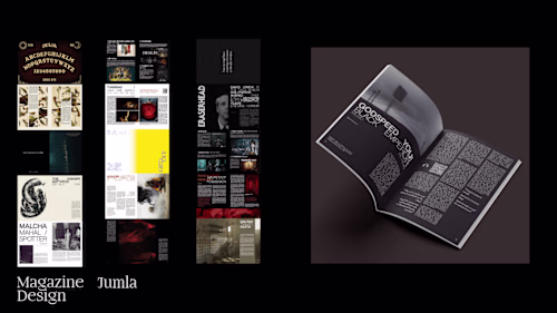 Print Design for Magazine Layout