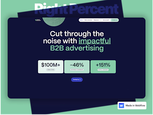 Webflow Development for a Precision-Focused Strategy Brand