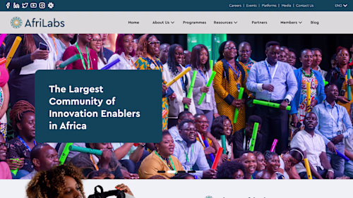 AfriLabs Website Redesigns