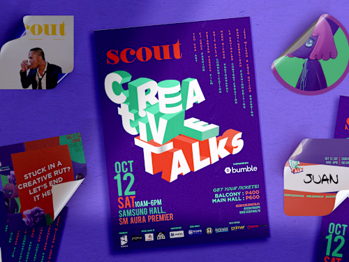 Scout Creative Talks Event Collaterals