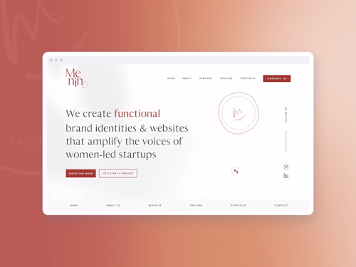 Menin Creative Studio Website
