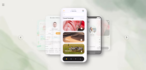 Exploring 3D carousel UI to