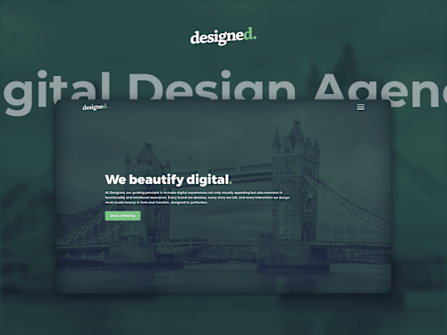 Designed Agency Website