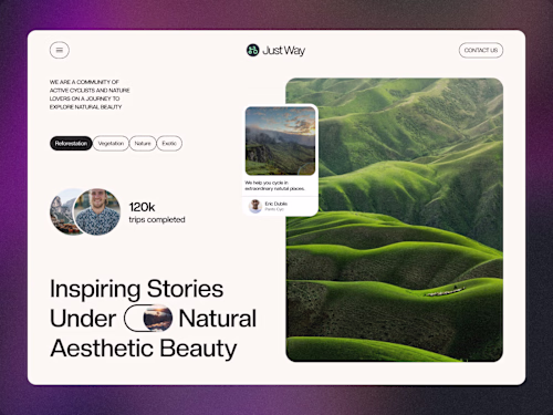 Justway (Framer Landing Page)